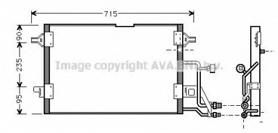 AVA QUALITY COOLING ai5116 -  Конденсатор, кондиционер